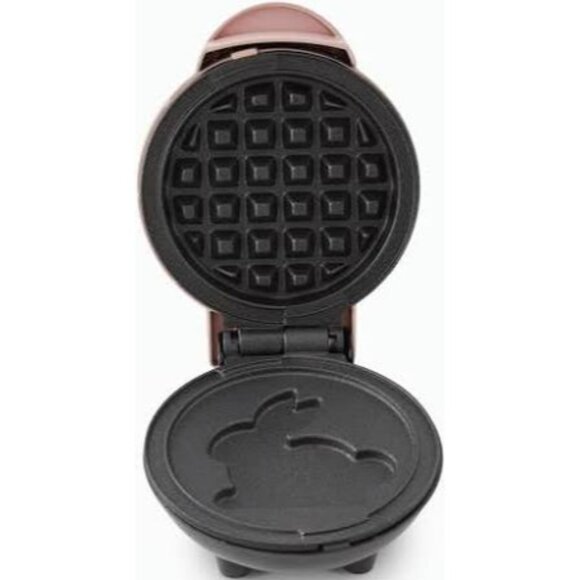 Mini Dash Pink BUNNY rabbit Shaped Waffle Maker - Picture 1 of 9